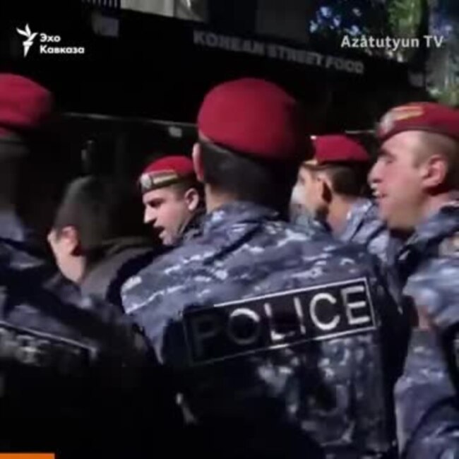 На акциях протеста в Ереване задержали 414 человек