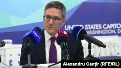 Derek Chollet, consilier al Departamentului de Stat al Statelor Unite s-a aflat săptămâna aceasta în Republica Moldova și Georgia. Foto: 17 mai 2022, Chișinău