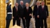 Лидеры стран ОДКБ на саммите в Москве. 16 мая 2022 года