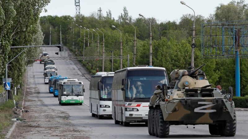 З «Азоўсталі» выехалі яшчэ сем аўтобусаў з украінскімі вайскоўцамі, — Reuters