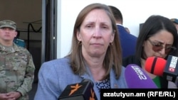 Посол США в Армении Линн Трейси, Гюмри, 29 сентября 2021 г.