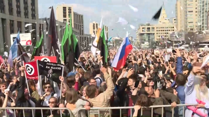 راهپیمایی هزاران شهروند روسیه در اعتراض به تصمیم کرملین برای فیلترینگ تلگرام 