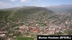 Armenia - A panoramic view of Goris, 17Apr2008