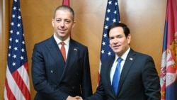 Marko Đurić, ministar vanjskih poslova Srbije i Marco Rubio, američki državni sekretar, u Vašingtonu, SAD, 17. jula 2026.