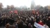 Armenia - Thousands of opposition supporters demonstrate in Yerevan's Liberty Square, 11Dec2014.