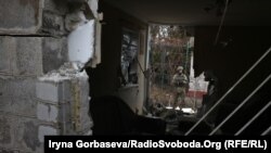 Зройнований дім у Водяному, Донецька область, 1 листопада 2016 року