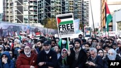 Zeci de mii de persoane au participat la Londra la un marș prin care au cerut încetarea focului în Gaza, în conflictul dintre Israel și Hamas.