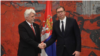 Novoimenovani ambasador Ukrajine u Srbiji Volodimir Tolkač i predsednik Srbije Aleksandar Vučić 