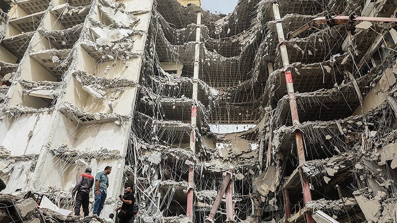 ირანში დაშალეს შენობის ჩამონგრევის გამო გამართული საპროტესტო დემონსტრაცია
