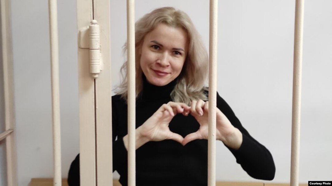 Maria Ponomarenko was sentenced to six years in prison in February for openly protesting Russia’s ongoing invasion of Ukraine. 