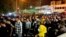 The protest came following the collapse of a building in Abadan that killed at least 19 people.