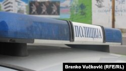Policijski automobil u Beogradu. Ilustrativna fotografija