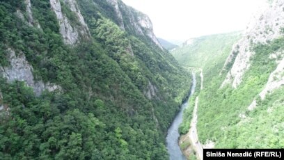 Kanjon Vrbasa nedaleko od mjesta gdje je slovenski Viaduct trebao graditi minihidroelektrane (Arhivska fotografija iz 2022.)