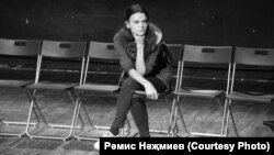 Драматург, "Алтын битлек" премиясе лауреаты Динә Сафина, Рәмис Нәҗмиев фотосы