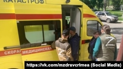 Крымские медики отправляются в ОРДО, 12 мая 2022 года