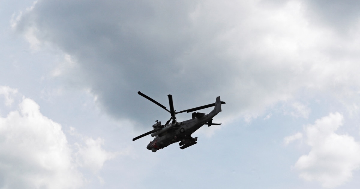 Сили безпілотних систем знищили російський вертоліт Ка-52 на Донеччині
