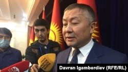 Kanatbek Isaev, chairman of the Kyrgyz parliament 