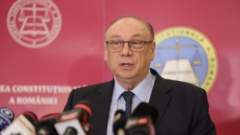 Marian Enache și-a încheiat mandatul de preşedinte al Curţii Constituţionale și asigură interimatul