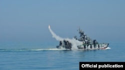 Учения российского Черноморского флота, архивное фото