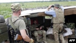 Українські військові на позиціях у Луганській області, архівне фото