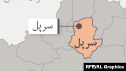ولایت سرپل در نقشه افغانستان 
