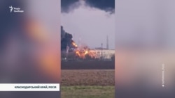 Пожежа на нафтоперекачувальній станції в Краснодарському краї Росії