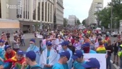 Thousands Join LGBT March In Ukraine's Capital