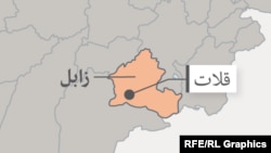 ولایت زابل در نقشه افغانستان 