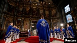 Pamje nga një ceremoni e mëparshme për Krishtlindjet ortodokse në Beograd