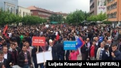 Protest u Prištini, 14. maj 2016.