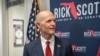 Senatori amerikan Rick Scott, republikan nga Florida, para se të hynte në një intervistë me Radion Evropa e Lirë në Uashington, më 4 gusht 2026.