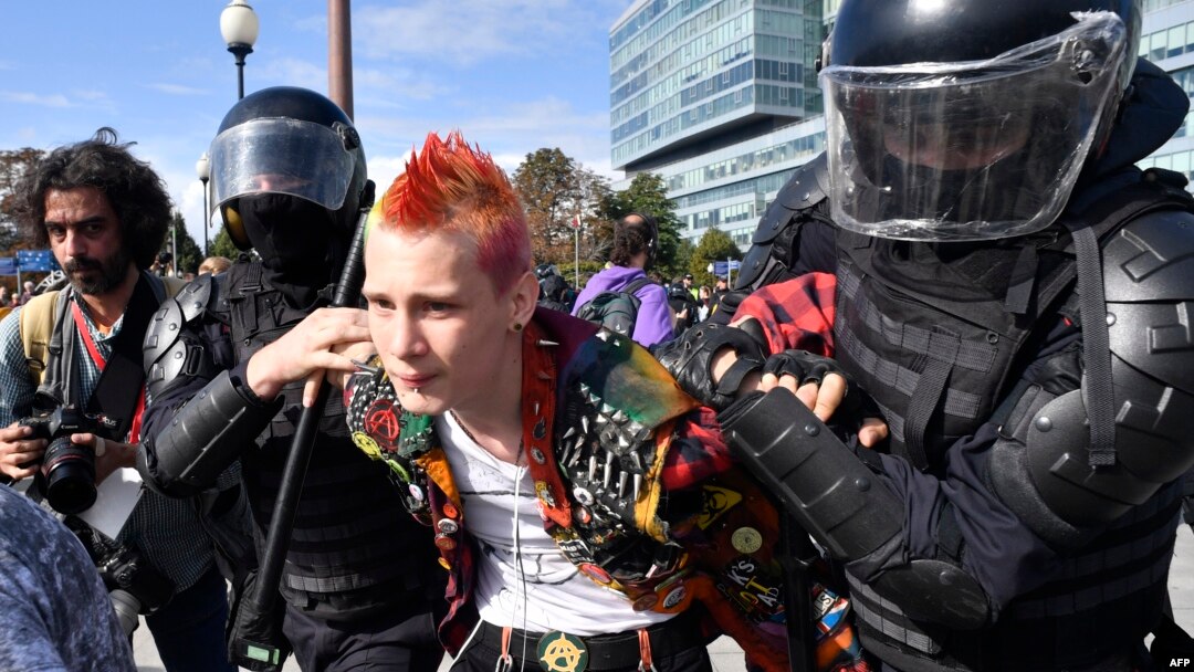 Hapšenja na protestima u Moskvi, 3. avgust 2019.