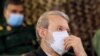 Ali Larijani wearing a protective mask. April 2, 2020