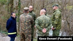 Pjesëtarë të Forcës së Sigurisë së Kosovës. 