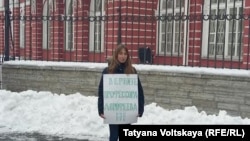 Студенты СПбГУ протестуют против увольнения Владимира Дорофеева 