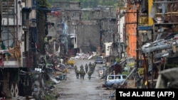 Город Марави на Филиппинах, освобожденный после ожесточенный боев правительственных войск с исламистами 