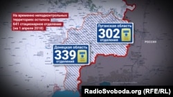 «Поштові відділення» на тимчасово окупованих територіях Донбасу