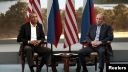 Встреча Обамы и Путина на саммите G8,17 июня 2013 года