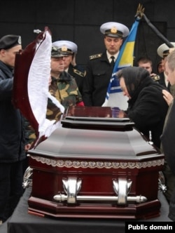 Похорон майора Станіслава Карачевського в Бердянську