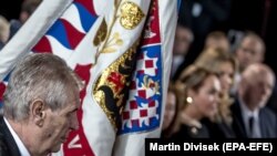 Инаугурация Милоша Земана, Прага, 8 марта 2018 года