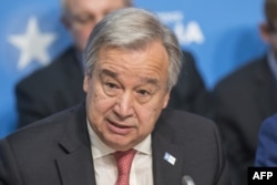 UN Secretary-General Antonio Guterres (file photo)