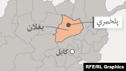 ولایت بغلان در نقشه افغانستان