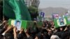 A funeral is held in the Iranian city of Mashhad for four Afghan refugees who were killed in action in Syria. (file photo)