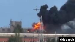 Український дрон атакує оборонний завод у Чебоксарах