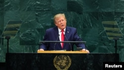 د ملګرو ملتونو ۸۱مې ناستې ته د ټرمپ وینا 