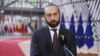 Belgium - Armenian Foreign Minister Ararat Mirzoyan speaks to RFE/RL in Brussels, May 18, 2022.