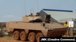 Финландската бронирана машина Patria AMV