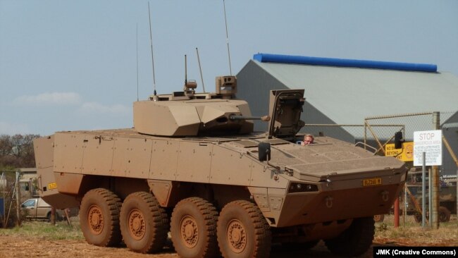Финландската бронирана машина Patria AMV