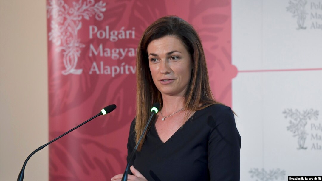 министерката за правда на Унгарија Јудит Варга