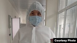Врач Акбота Абишбаева.